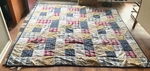 Roc Boys / Man-child Patchwork Plaid Quilt Full Queen All Cotton 2015. Fixed Price $28.89.