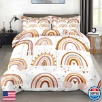 Pamnest King Comforter Set, Boho Rainbow Pink, Soft 3 Pc Bedding Kids. Fixed Price $83.89.