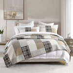 Kaloola Plaid Queen Quilt Set, 100% Cotton Beige Bedding Far.... Fixed Price $130.46.