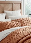 Nwt Southern Living Brendan Terracotta Silky Full/queen Coverlet & Shams Set 3PC. Fixed Price $129.99.