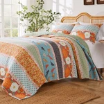 Greenland Home Carlie Modern Floral Reversible Quilt Set, 3-PIECE Full/queen,.... Fixed Price $130.19.