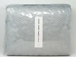 Oake Cascade Quilted 100% Cotton Geometric Coverlet - King Grey. Fixed Price $100.00.
