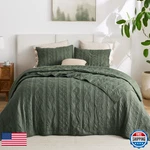 Bedsure 100 Cotton Quilt Set - Queen Size Bedspread Lightweight Soft. Fixed Price $153.32.