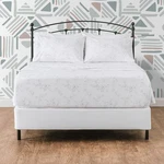 Chanasya Premium Printed Bed Sheet Set Queen, Sketch Floral White. Fixed Price $70.99.