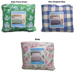 Draper James 4-PIECE Reversible Cotton/polyester Quilt Set, Full/queen. Fixed Price $64.99.