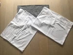 Nestl Soft Pillow Shams Set 3- Hotel Style Premium Cases White Grey , Queen. Fixed Price $11.00.