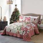3PC Quilt Bedspread Sets Bedding Coverlet Bedroom Floral Queen King Size, BY009. Fixed Price $44.99.