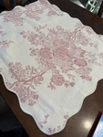 Classic Pink Jc Penney Home Standard Pillow Sham Scallop Brocade French Country. Fixed Price $18.99.