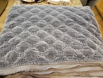 Pottery Barn Velvet Lattice Handcrafted Full/queen Quilt Cobalt Blue. Fixed Price $149.00.