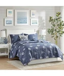 Harbor House Seaside Reversible King Cotton Quilt Set Coastal Blue White. Fixed Price $115.00.