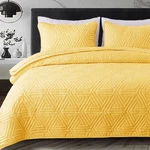Whale Flotilla Soft Twin Size Quilt Set For All (68"X88"), Yellow. Fixed Price $38.90.
