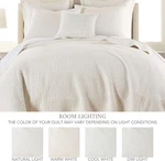 Levtex Home Cross Stitch Quilt Set 100% Cotton King (106X92IN) Sham. Fixed Price $120.00.