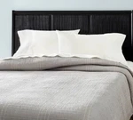 Hearth & Hand Magnolia Microstripe Coverlet Matelasse Light Gray King. Fixed Price $39.99.
