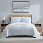 Nautica - Twin Quilt Set, Soft Bedding With Matching Sham Coleridge Stripe. Fixed Price $89.00.