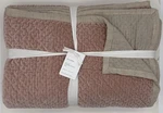 Pottery Barn Cross Stitch Velvet Full / Queen Quilt Rosewood. Fixed Price $199.95.