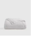Nwt Quince Organic Ribbed Cotton Coverlet Full Queen White Blanket $100. Fixed Price $64.99.