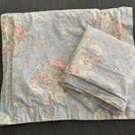 Ralph Lauren Shelter Island Floral Shams King Shabby Roses. Fixed Price $86.00.