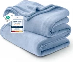 Bedsure Gentlesoft Fleece Blankets Twin Size Blue - 300GSM Lightweight Plu. Fixed Price $39.60.