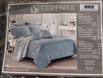 Serenta Mystic Reversible 7-PIECE Bedspread Set (teal/turquoise) California King. Fixed Price $115.00.