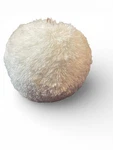 Ashler Plush Round White Pillow Ball Throw With Handle Faux Fur Luxury. Fixed Price $31.28.