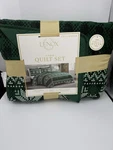 Lenox Holiday 3 Piece Quilt Set Full/queen - Green Pattern. Fixed Price $43.20.