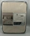 Discontinued $149 Wamsutta Sutton King Coverlet Spread 106" X 94" Blush Cream. Fixed Price $75.00.