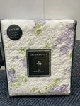 Laura Ashley Home - Keighley Collection Quilt Set 100% Twin, Lilac. Fixed Price $60.00.