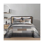 120"X120" Cotton Oversized King Bedspread Coverlet, Gray Plaid Extra Large Qu.... Fixed Price $218.71.