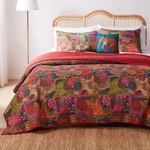 Greenland Home Jewel 100% Cotton Kantha Quilted Reversible Bedding Set. Fixed Price $187.16.