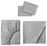 Ikea Dvala Sheet Set Light Gray Queen 005.807.49. Fixed Price $49.99.