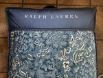 Ralph Lauren King Size Keaton Indigo Floral Comforter 108" X 96". Fixed Price $359.00.