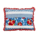 Pioneer Woman Heritage Floral Sham Set 2PC King Pillow Blue Cotton Bedding New. Fixed Price $29.99.