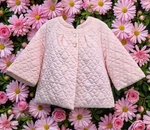 Vtg 50S Barbizon Light Pink Dainty Puff Quilted Bed Jacket Cottage Grannycore M. Fixed Price $21.99.