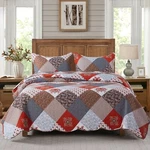 Honeilife Quilt Set King Size - 3 Piece Microfiber Bedspread Reversible Cover.... Fixed Price $68.44.