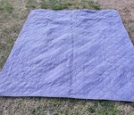 Brooks Brothers King 100% Cotton Quilt 103 X89 Blue Cream Reversible Clean. Fixed Price $85.00.