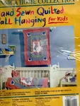 Vtg Hand Sewn Britannica Home Collection Quilted Sunbonnet Sarawall Hanging Nip. Fixed Price $10.00.