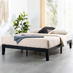 Sleep Better On Solid Wood - Mellow Queen Platform Bed Black. Fixed Price $299.99.