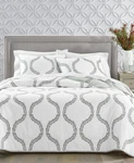 Closeout! Charter Club Grayson Embroidery Cotton Quilt, Full/queen, Created For. Fixed Price $253.00.