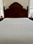 The White Company London Mason Matelasse Bedspread 118 X106 King Portugal. Fixed Price $89.00.