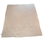 King Heavyweight Linen Blend Quilt - Casaluna White Euc. Fixed Price $71.06.