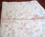 Simply Shabby Chic Rachel Ashwell Twin Cherry Blossom Cotton Quilt W/ Satin Trim. Fixed Price $70.00.