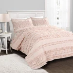 Blush Twin Comforter Set - Stylish Pink Bedding Kids & Coquette Decor. Fixed Price $154.99.