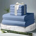 Queen Microfiber Sheet Set Blue Solid Breathable Modern Luxury Bedding. Fixed Price $45.35.