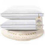 Lane Linen Bed Pillows Standard Size 2 - Medium Soft Support Gusseted .... Fixed Price $31.67.