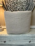 Pottery Barn Pick-stitch Cotton Linen King/cal. Quilt Flax Nwot Read. Fixed Price $164.89.