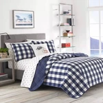 Eddie Bauer 2-PIECE Quilt Set Oeko-tex Standard 100, Blue, Twin. Fixed Price $31.99.