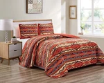 Rustic Western Native American Quilt Bedspread Coverlet Bedding Set Modern.... Fixed Price $59.55.