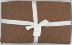 Pottery Barn Belgian Flax Linen Diamond Full / Queen Quilt Bronze. Fixed Price $199.95.