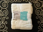 2 Pc Koolaburra By Ugg White & Multicolor Squiggl Twin Quilt Sham Set $140 Nip. Fixed Price $49.99.