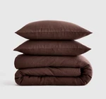 Bnwt Quince European Linen Duvet Cover Set Full Queen Espresso Brown Brand New. Fixed Price $149.00.